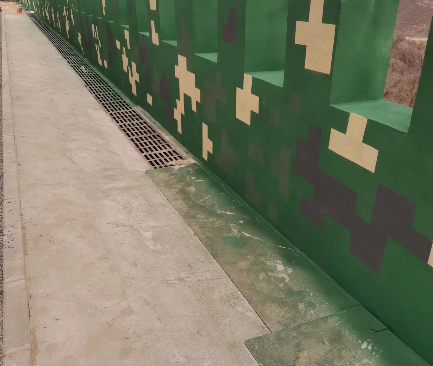 宿州围墙迷彩喷涂,数迷彩漆